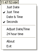 Time Thingy is a simple, yet effective clock replacement. Time Thingy Screenshot